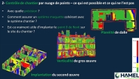 Contrôle de maquette et chantier par nuage de points 2