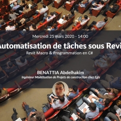 Automatisation de taches et programmation de macros dans Revit en langage C#