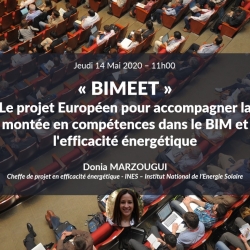 BIMEET, le projet Européen pour accompagner la montée en compétences dans le BIM et l&#039;efficacité énergétique