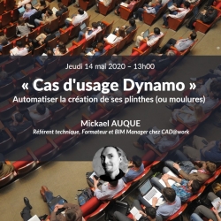 Cas d&#039;usage Dynamo : Automatiser la création de ses plinthes (ou moulures) avec Mickael Auque