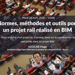 Normes, méthodes et outils pour un projet Rail réalisé en BIM avec Hugo AZOCAR