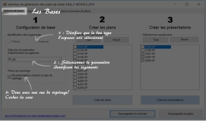 Paramétrage de base