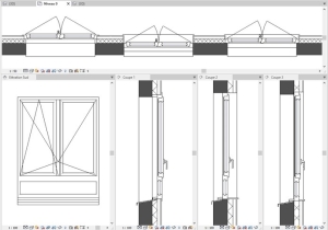 Revlib architecture - fenêtres PVC pour Revit