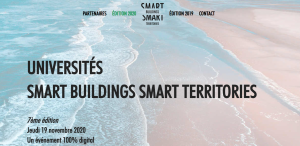 L&#039;évènement Universities SMART BULIDINGS SMART TERRITORIES reporté au 19 novembre 2020