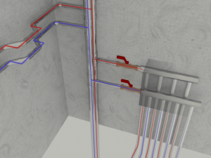 Production filaire en 3D des réseaux d’alimentation sanitaire et de chauffage