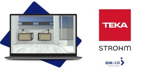 Strohm Teka, entreprise spécialisée dans les solutions globales pour la salle de bain, fait confiance à BIM&amp;CO