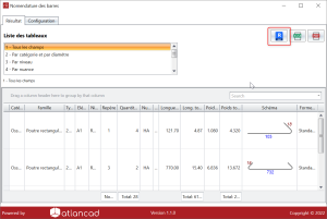 ExportNomenclatureDansRevit