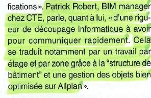 Allplan à l&#039;honneur dans Les Cahiers Techniques du Bâtiment au mois d&#039;avril