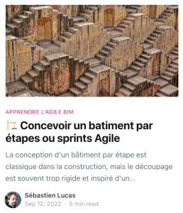 Concevoir un bâtiment par itérations