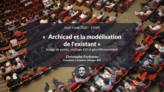 Archicad et la modélisation de l&#039;existant : Nuage de points, maillage XYZ et géoréférencement