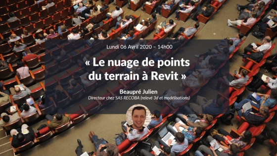 Le nuage de points du terrain à Revit avec Julien BEAUPRÉ