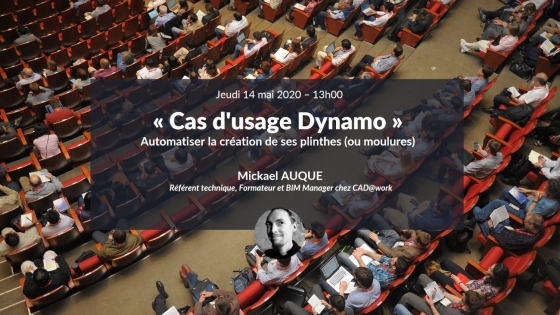 Cas d&#039;usage Dynamo : Automatiser la création de ses plinthes (ou moulures) avec Mickael Auque