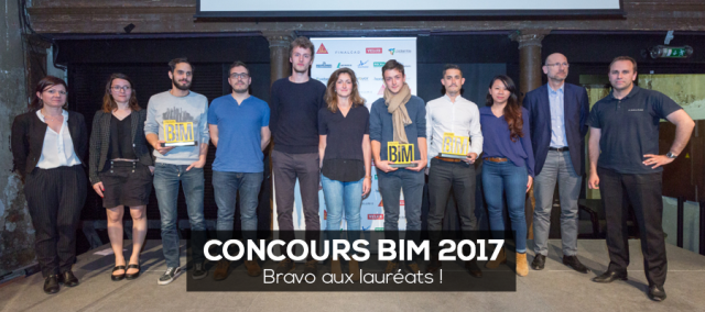 Bravo aux lauréats du Concours BIM 2017