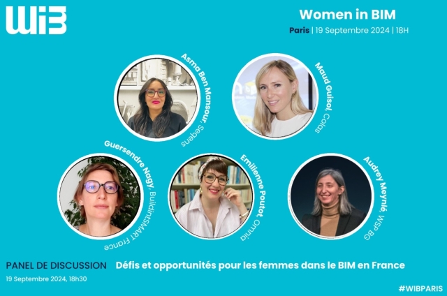 Women in BIM France : échanges et perspectives pour les femmes dans le BIM