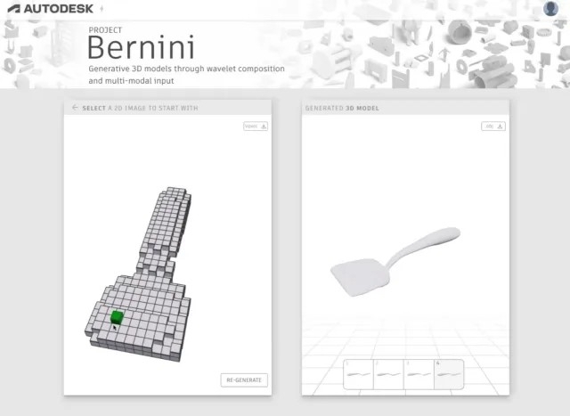 Project Bernini’s voxel input interface