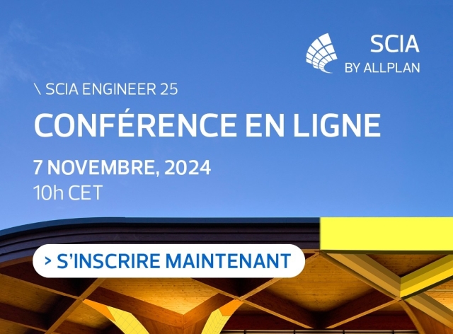 [Webinaire] SCIA Engineer 25 : un condensé de précision et de performance pour les ingénieurs