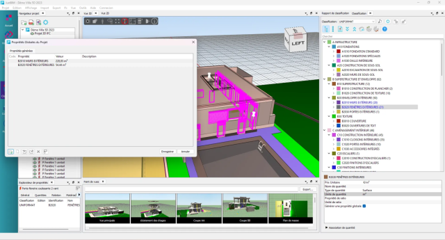 Nouvelles fonctionnalités pour JustBIM, logiciel de chiffrage et de métrés