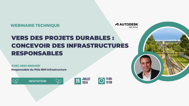 Webinaire - Concevoir des infrastructures responsables avec les solutions Autodesk