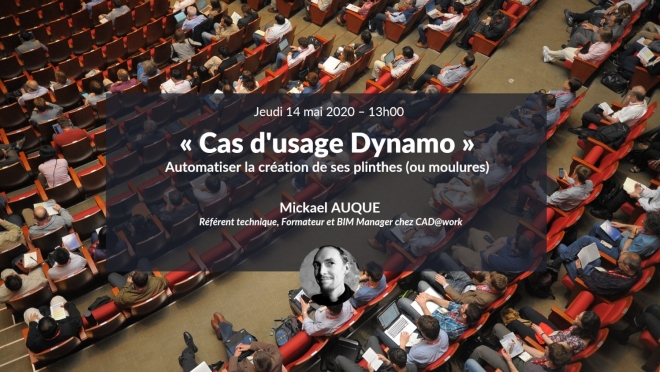 Cas d&#039;usage Dynamo : Automatiser la création de ses plinthes (ou moulures) avec Mickael Auque