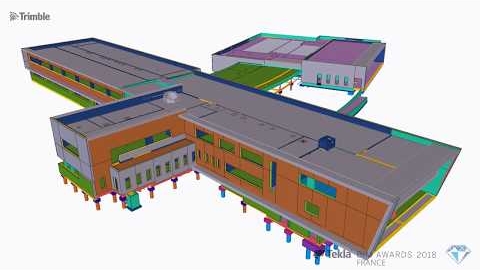 Tekla France BIM Awards 2018 - ATES : Collège de Bressuire