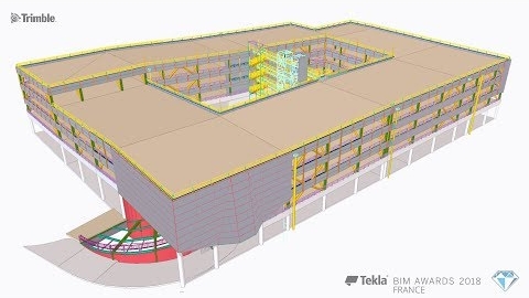 Tekla France BIM Awards 2018 - NORMACADRE : Ville de Gap, parking de Bonne