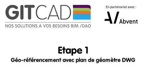 ARCHICAD - 01 - Géo-référencement avec plan de géomètre DWG