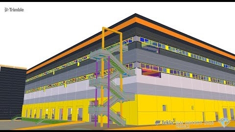 Tekla France BIM Awards 2018 - GA SMART BUILDING : Plateforme Logistrielle