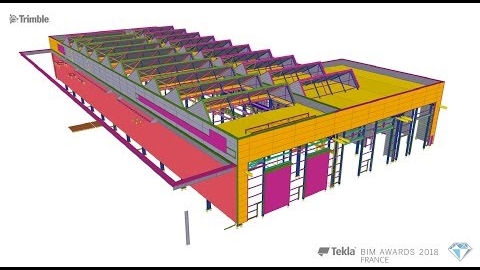 Tekla France BIM Awards 2018 - CANCE : REGIO2N