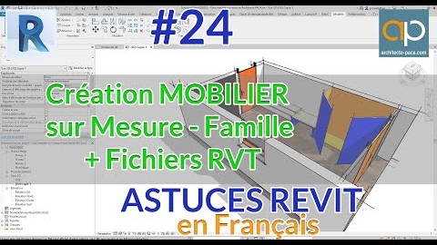 Mobilier sur Mesure selon une esquisse à la main - Tutorial REVIT en Français