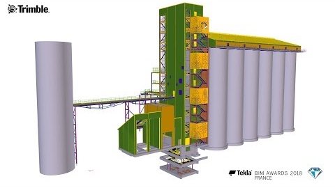 Tekla France BIM Awards 2018 - CMF STRUCTURES : Limagrain-Silo