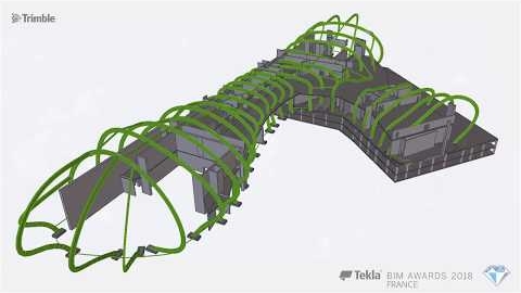 Tekla France BIM Awards 2018 - ECOLE DES MINES ALES : Le rythme dans la peau