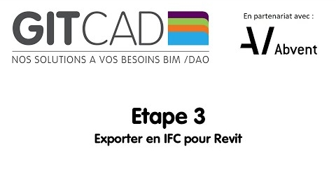 ARCHICAD - 03 - Exporter en IFC pour Revit