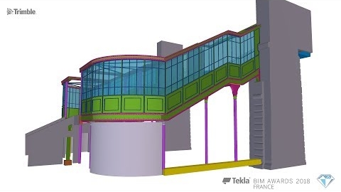 Tekla France BIM Awards 2018 - BAUDIN CHATEAUNEUF : Station la glacière