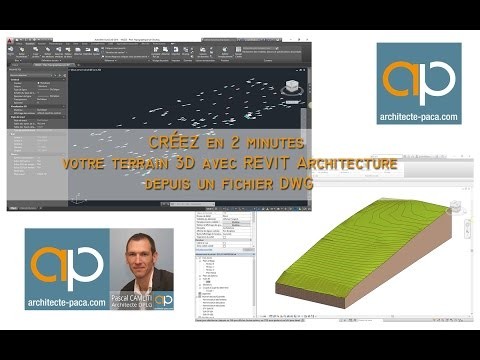 Créer un terrain 3D rapidement depuis un  fichier DWG de géomètre