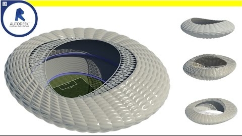 Parametric stadium - Computational Design ( Using Dynamo)