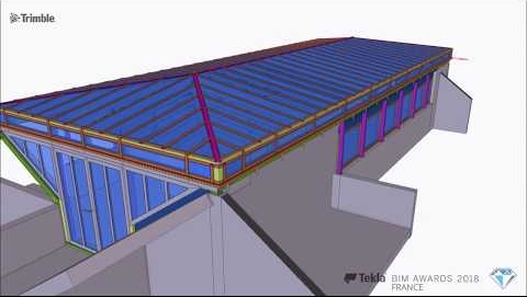 Tekla France BIM Awards 2018 - VERRE &amp; METAL : Les pavillons des étangs