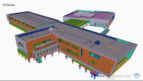 Tekla France BIM Awards 2018 - ATES : Collège de Bressuire