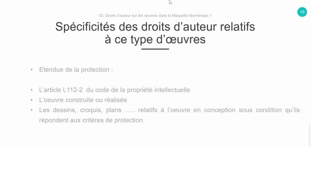 08 - Spécificités des droits d’auteur relatifs à ce type d’œuvre