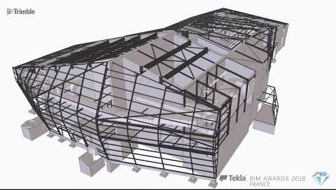 Tekla France BIM Awards 2018 - DL ATLANTIQUE : Centre des congrès de Haute-Saintonge