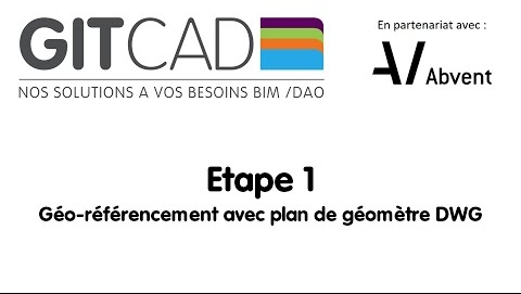 ARCHICAD - 01 - Géo-référencement avec plan de géomètre DWG