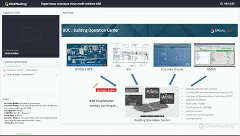 Webinar replay: BIM Exploitation - Maintenance dynamique / Intéropérabilité IOT, GTB ... &amp; maquette