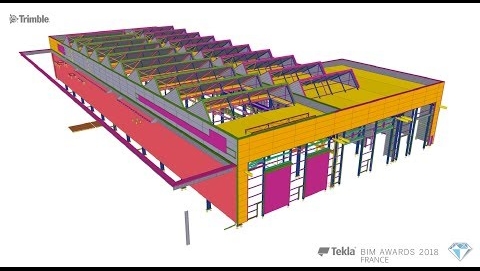 Tekla France BIM Awards 2018 - CANCE : REGIO2N