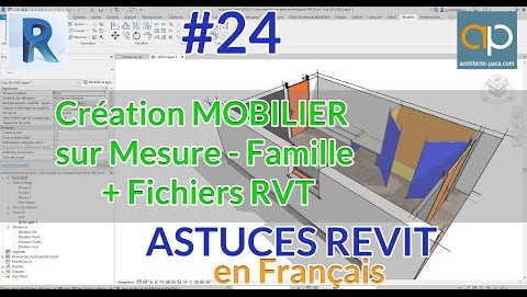 Mobilier sur Mesure selon une esquisse à la main - Tutorial REVIT en Français