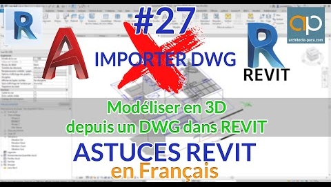 IMPORTER vs LIER DWG dans #REVIT - Comment faire et pourquoi ?