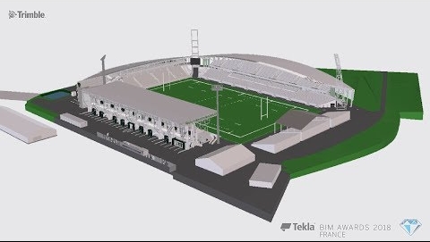 Tekla France BIM Awards 2018 - CANCE : Stade du Hameau