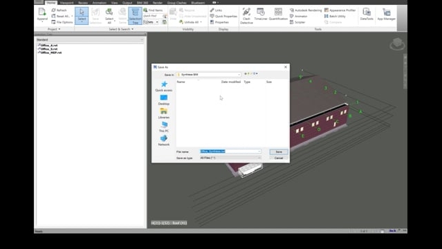 08 - Exercice 1 : Créer un modèle Navisworks