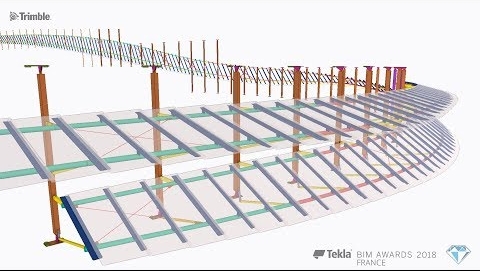 Tekla France BIM Awards 2018 - VIRY : Réhabilitation du centre commercial CAP 3000 Rubans