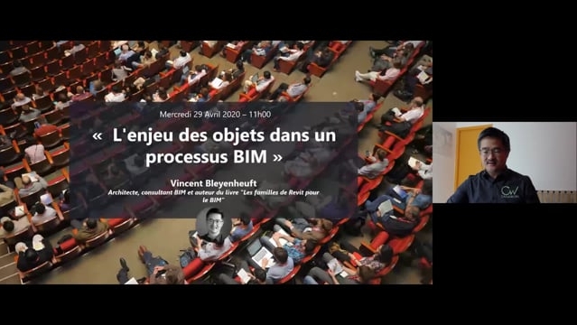 L&#039;enjeu des objets dans un processus BIM avec Vincent Bleyenheuft - 29 avril 2020