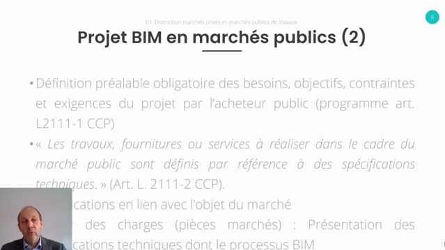 03 - Projet BIM en marchés publics : les spécifications techniques