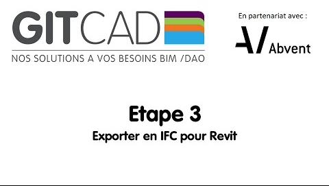 ARCHICAD - 03 - Exporter en IFC pour Revit